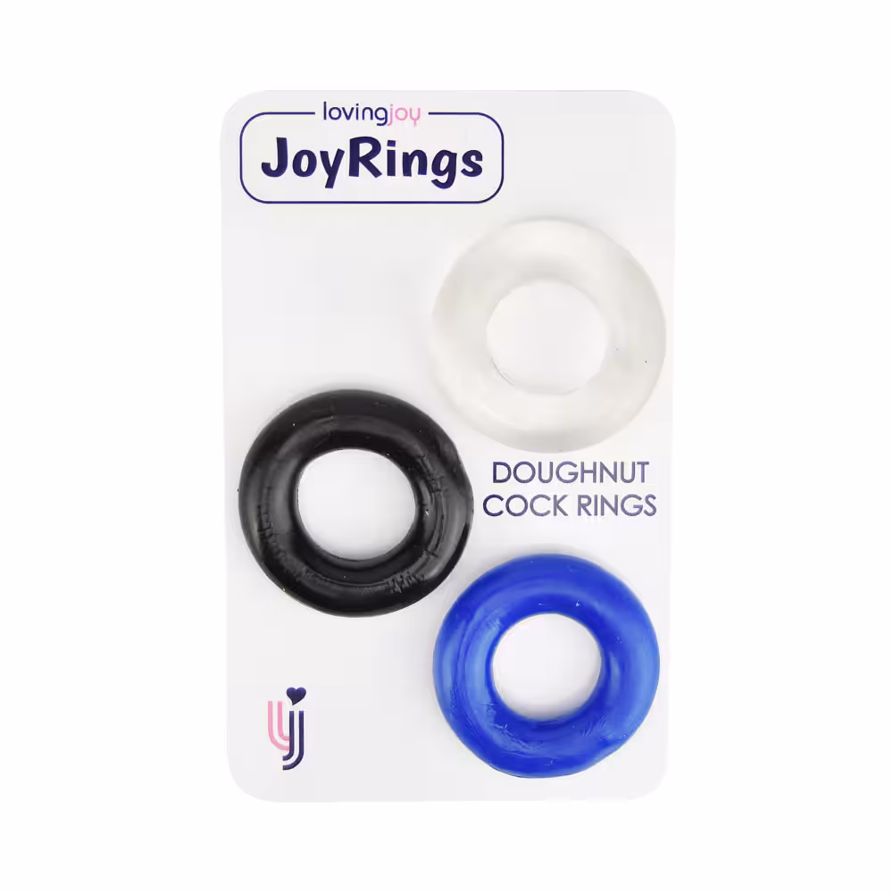 JoyRings Doughnut Cock Rings (3 Pack) image 3