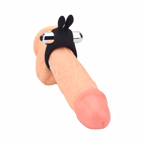 JoyRings Silicone Rabbit Vibrating Cock Ring image 3