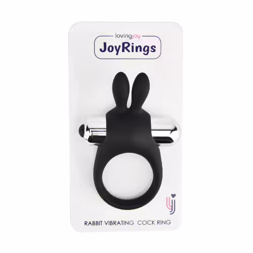 JoyRings Silicone Rabbit Vibrating Cock Ring image 4
