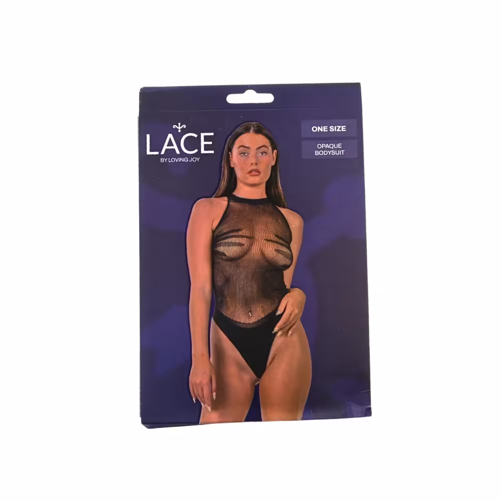 Lace by LJ Opaque Bodysuit Black image 6