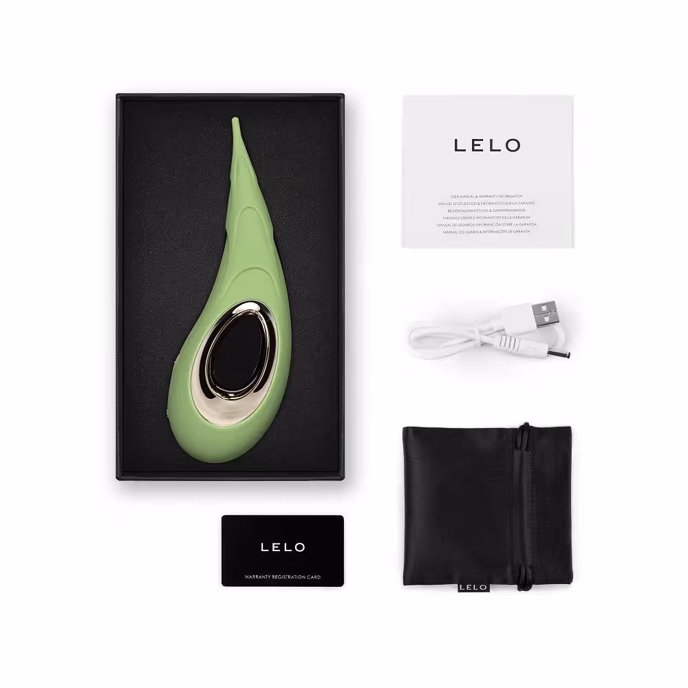 LELO Dot Cruise Clitoral Vibrator Pistachio Cream image 3