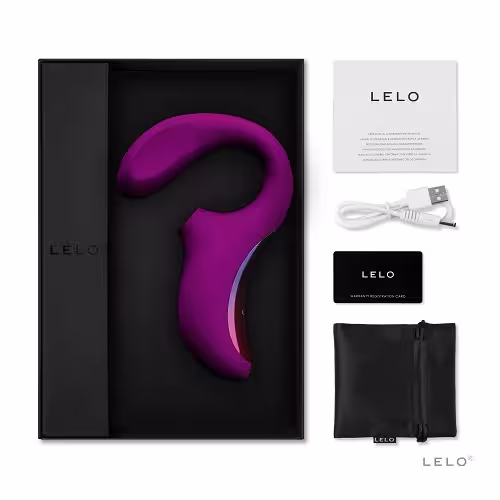 LELO Enigma Dual Stimulation Sonic Massager Deep Rose image 3