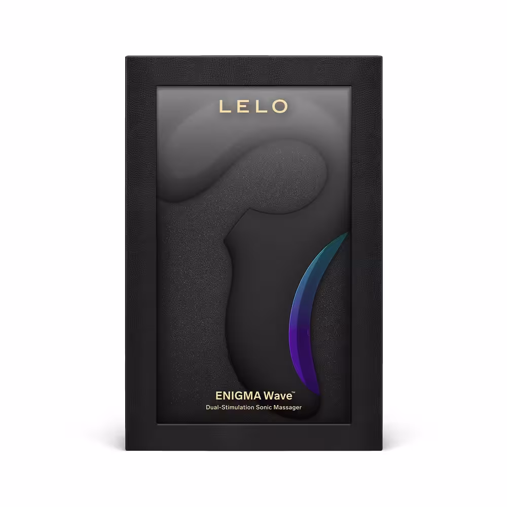 LELO Enigma Wave Dual Stimulation Sonic Massager Black image 3