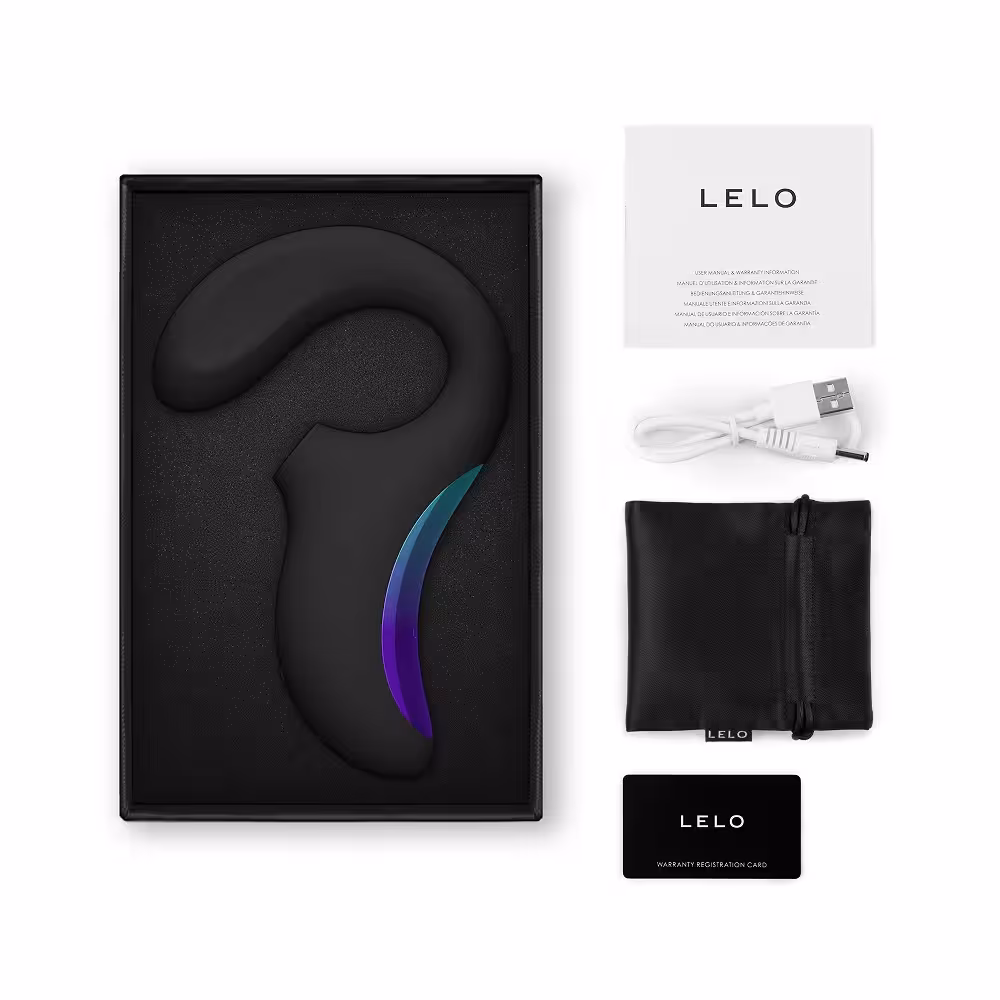 LELO Enigma Wave Dual Stimulation Sonic Massager Black image 4