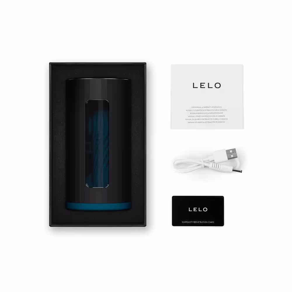 LELO F1S V3 AI Interactive Male Masturbator Blue image 3