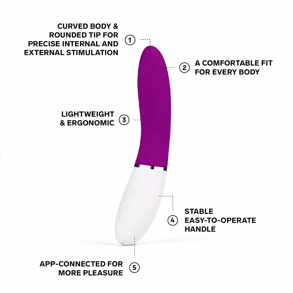 LELO LIV 3 App Controlled G-Spot Vibrator Deep Rose image 3