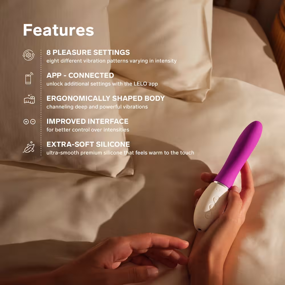 LELO LIV 3 App Controlled G-Spot Vibrator Deep Rose image 5