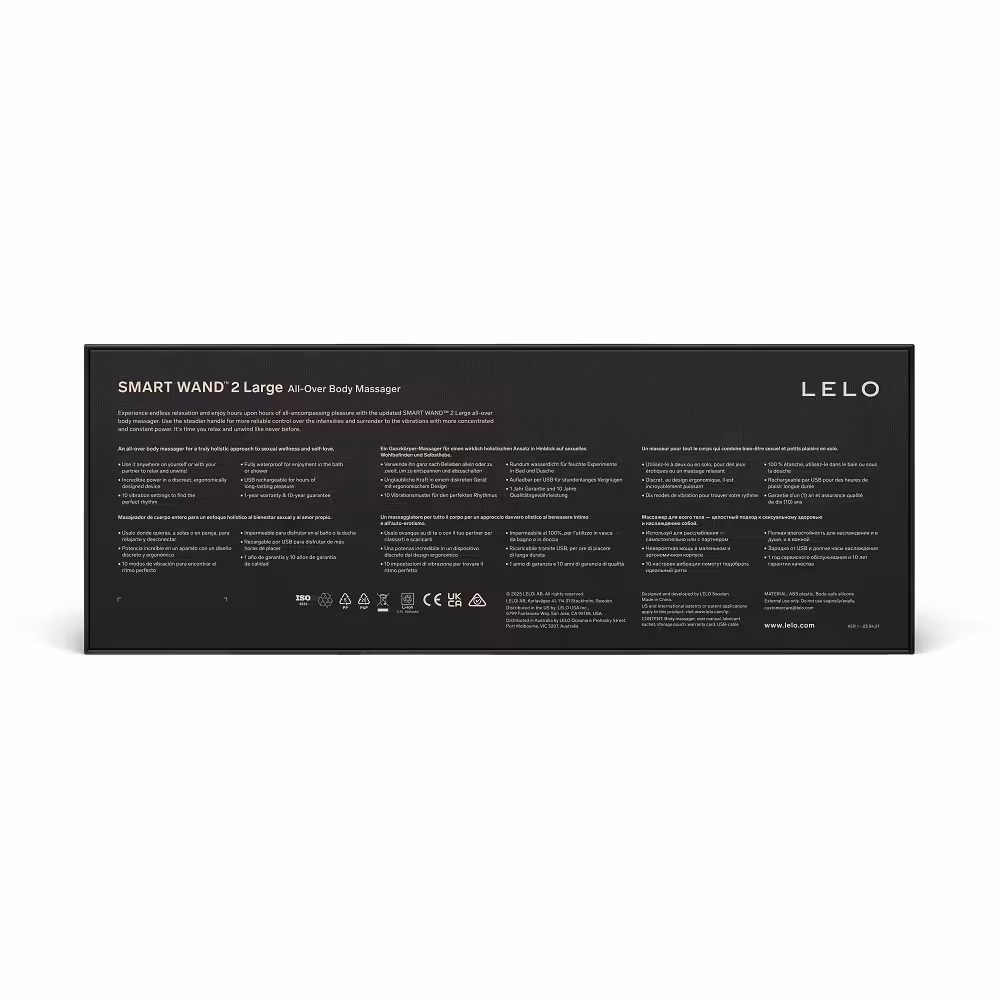 LELO Smart Wand 2 Large Aqua image 5