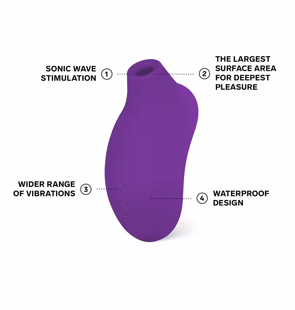LELO SONA 2 Sonic Clitoral Massager - Purple image 7