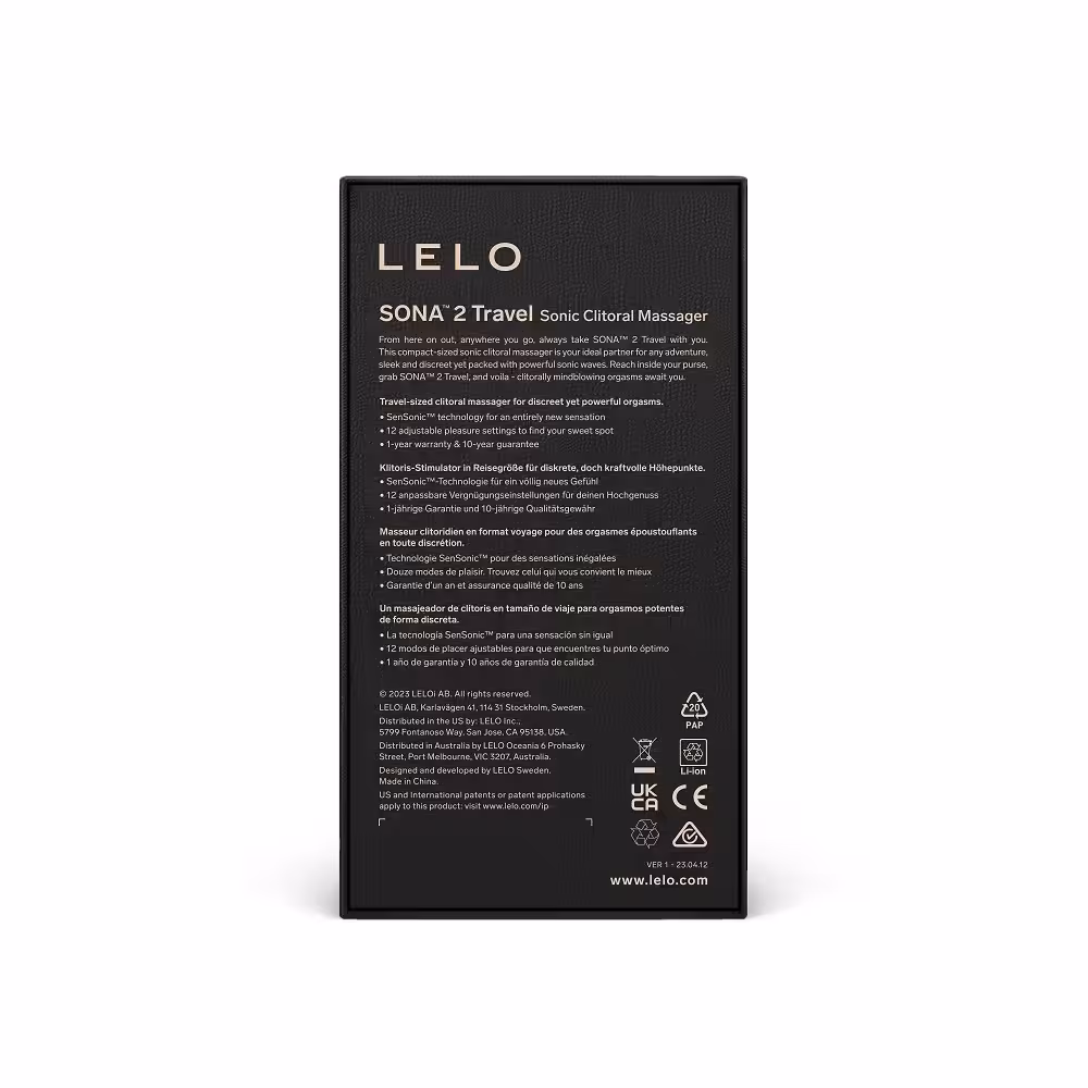 LELO Sona 2 Travel Clitoral Massager Purple image 5