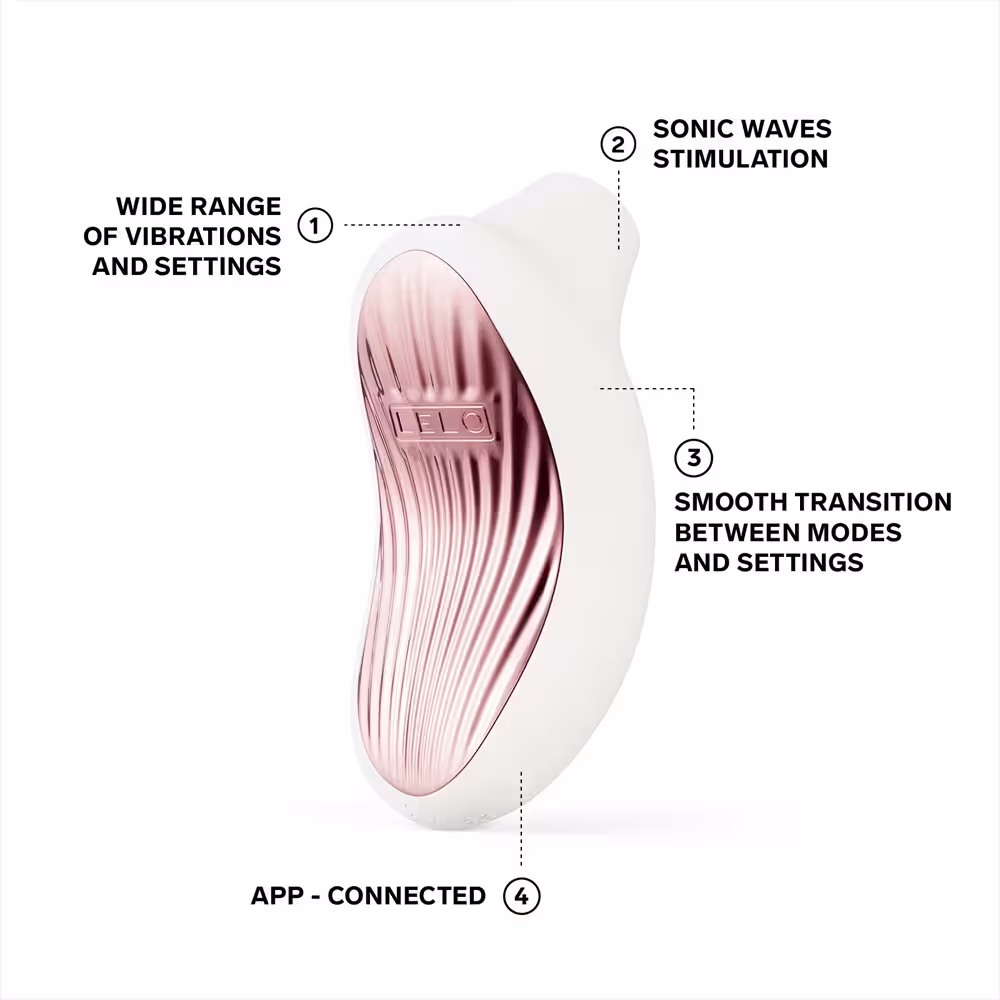 LELO Sona 3 Clitoral Massager Cream image 3