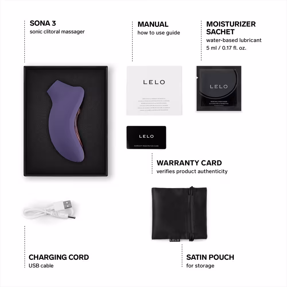 LELO Sona 3 Clitoral Massager Cyber Purple image 4