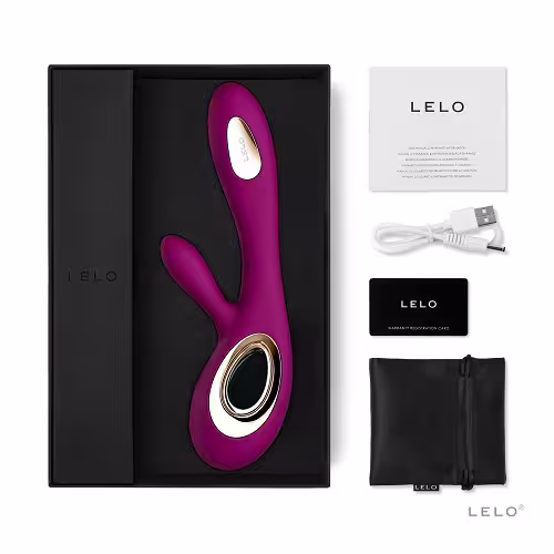 Lelo Soraya Wave Dual Action Vibrator Deep Rose image 4
