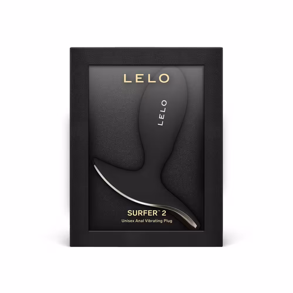 LELO Surfer 2 Unisex Anal Vibrating Plug Black image 4