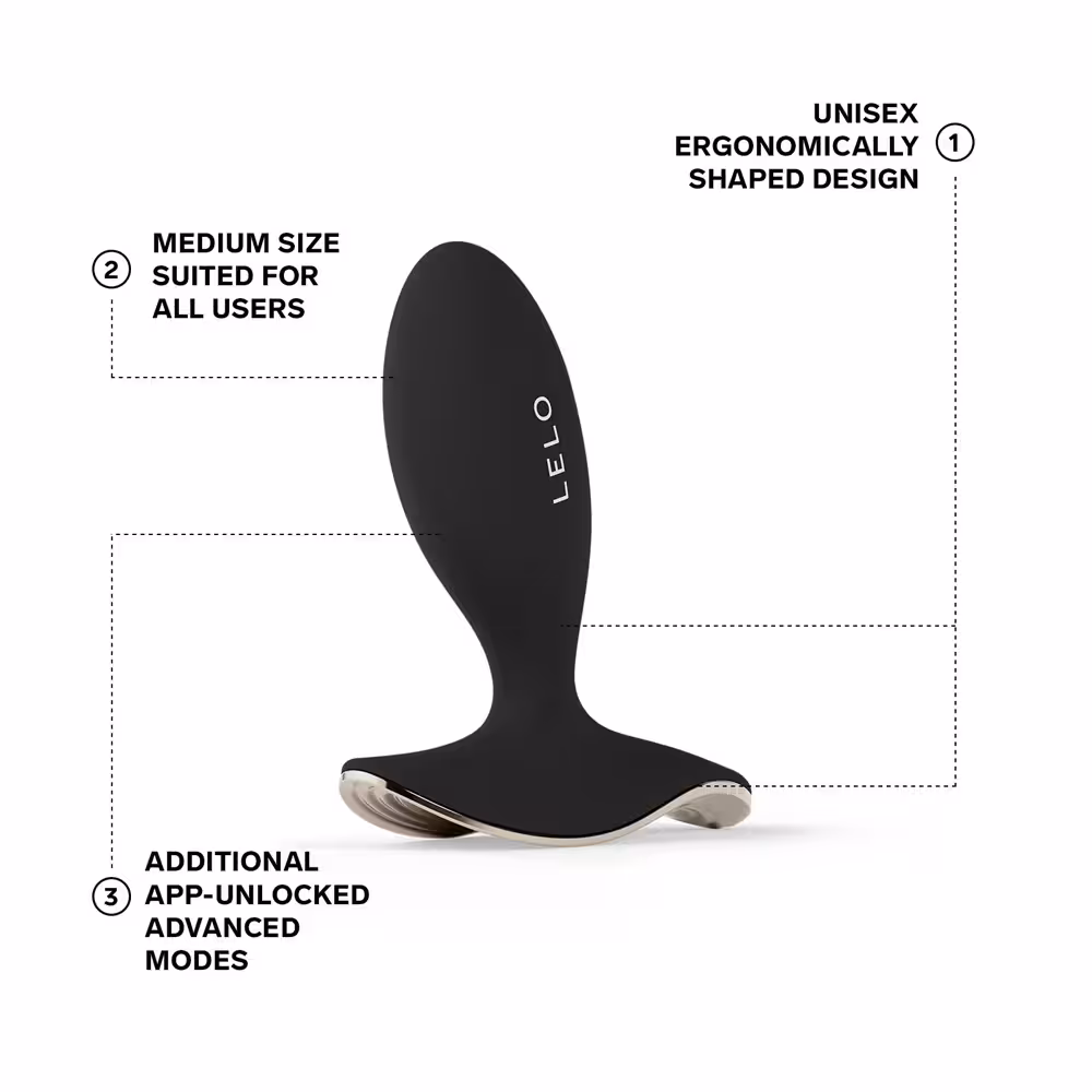 LELO Surfer 2 Unisex Anal Vibrating Plug Black image 7