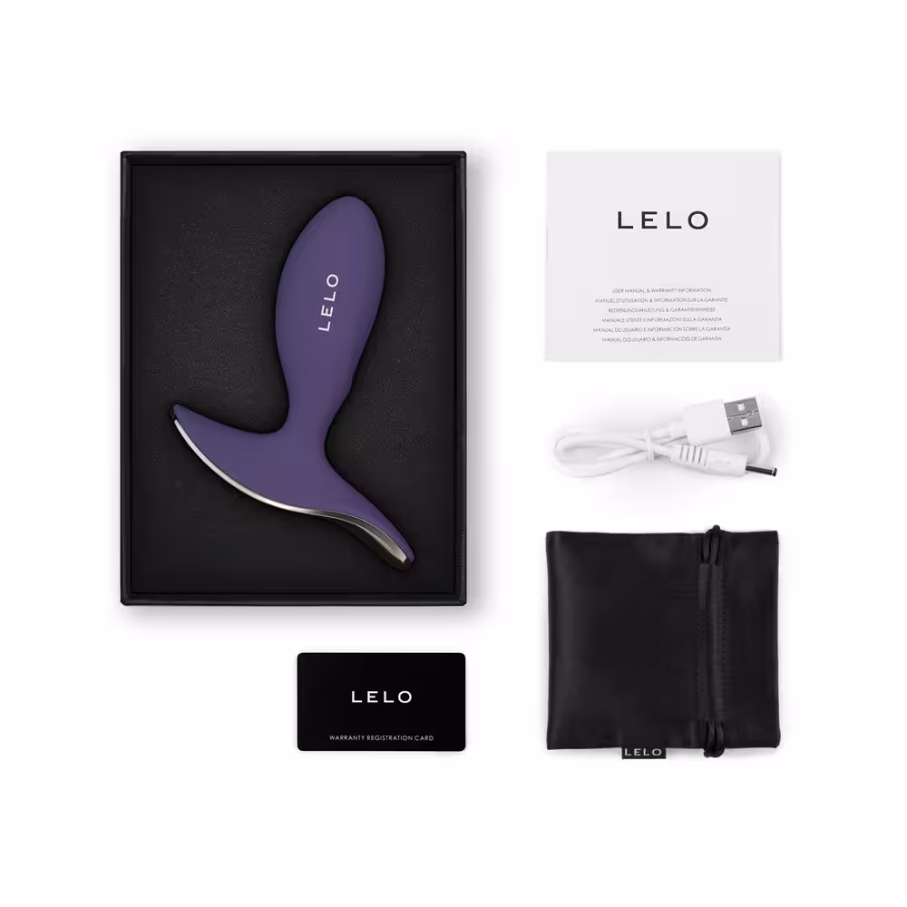 LELO Surfer 2 Unisex Anal Vibrating Plug Cyber Purple image 3