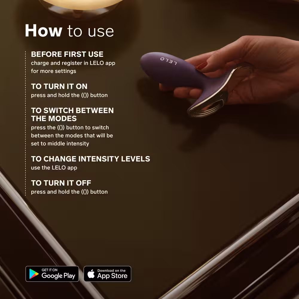 LELO Surfer 2 Unisex Anal Vibrating Plug Cyber Purple image 8
