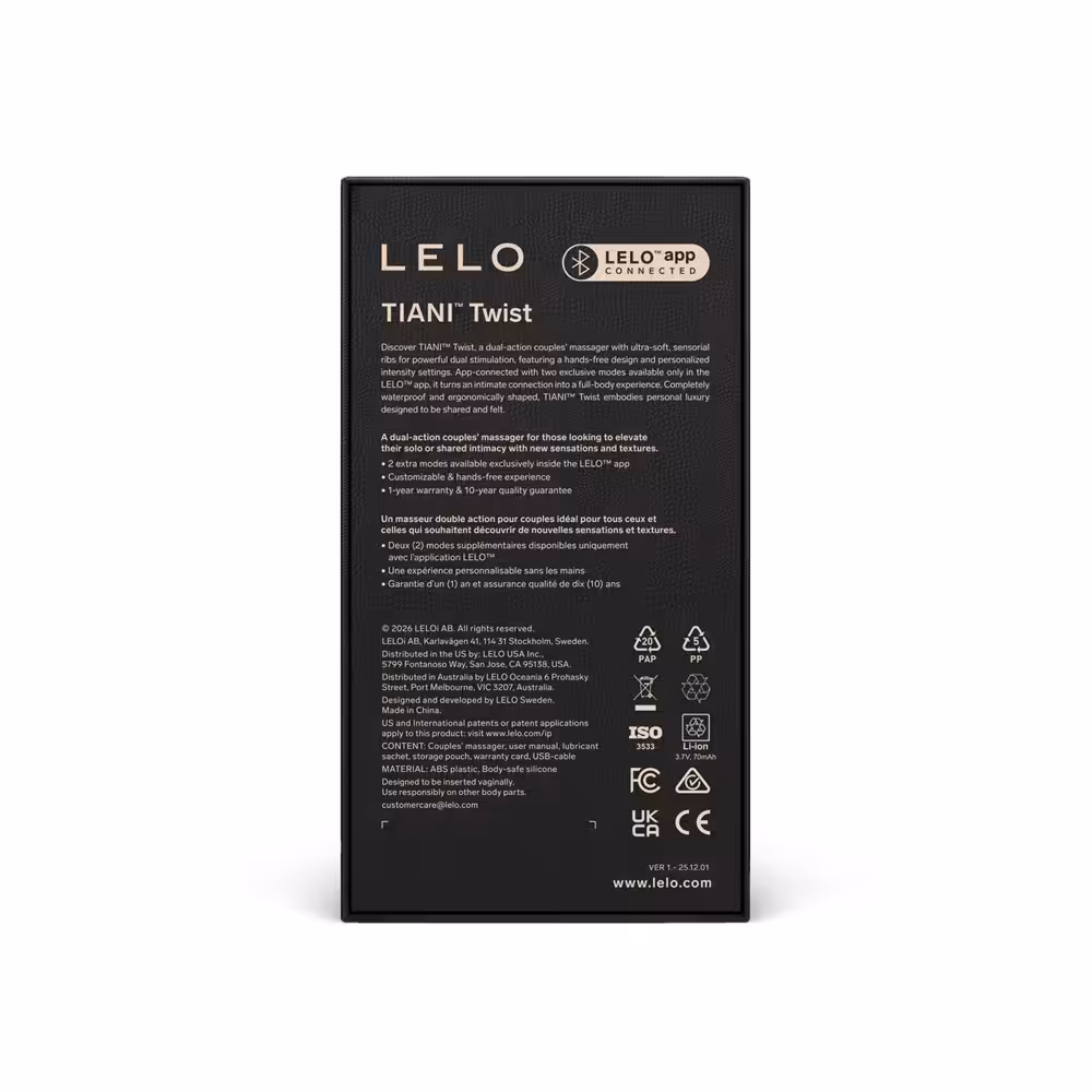 LELO Tiani Twist Couples Massager Lavender image 4