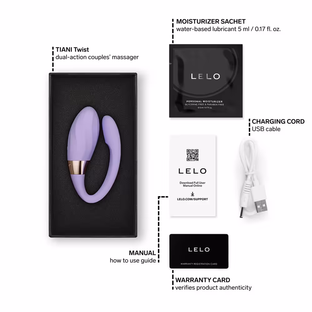 LELO Tiani Twist Couples Massager Lavender image 6