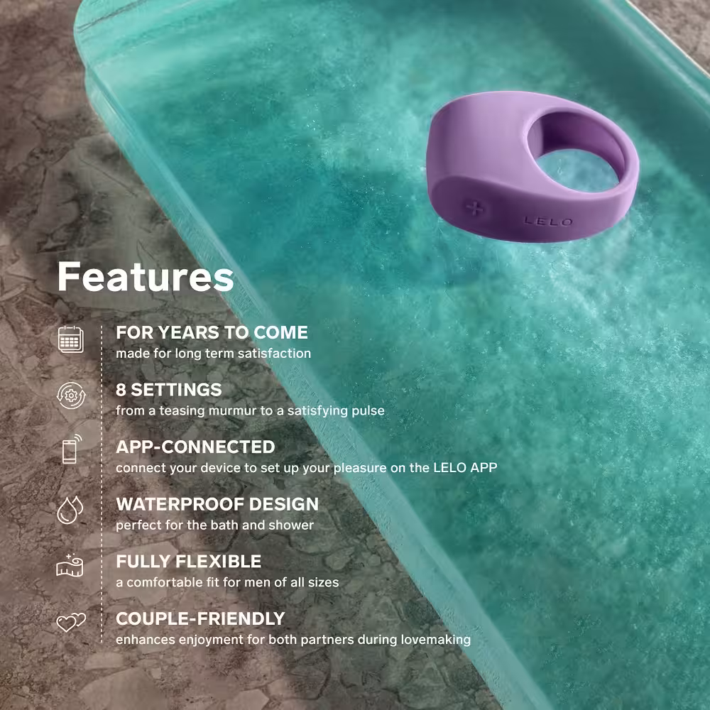 LELO Tor 3 App Controlled Cock Ring Black image 5