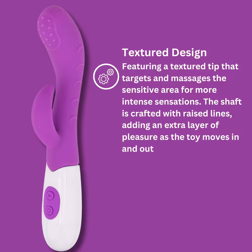 Jessica Rabbit Textured Rabbit Vibrator image 6