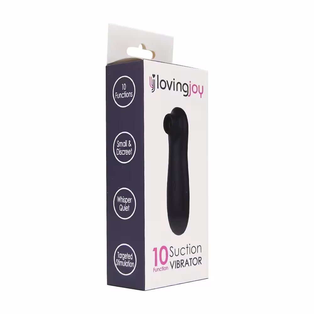 Loving Joy 10 Function Clitoral Suction Vibrator Black image 5