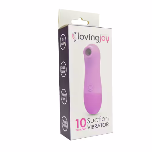 Loving Joy 10 Function Clitoral Suction Vibrator Pink image 7