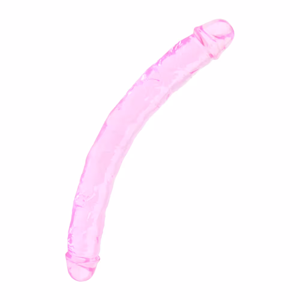 Loving Joy 12 Inch Double Dildo Pink image 5