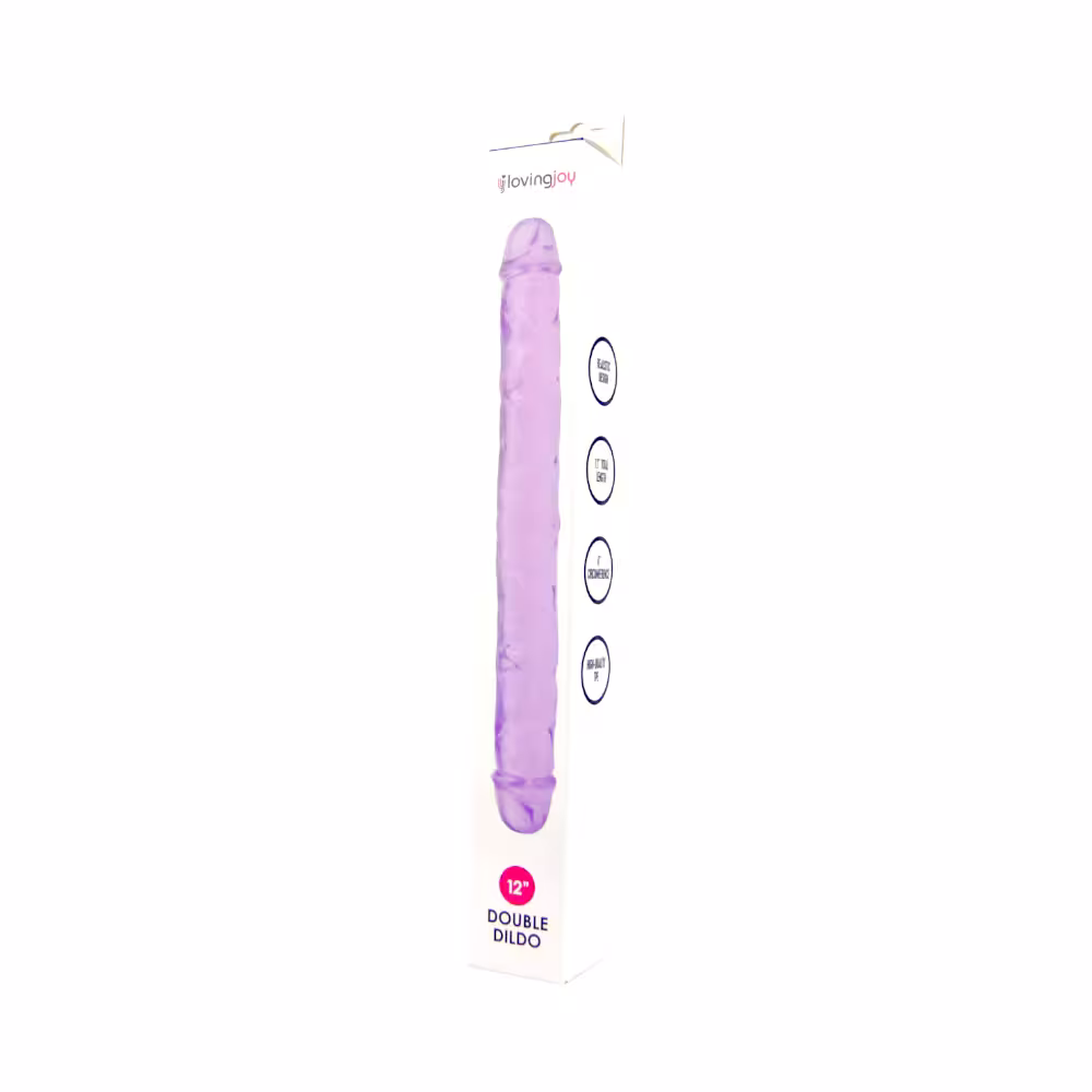 Loving Joy 12 Inch Double Dildo Purple image 8