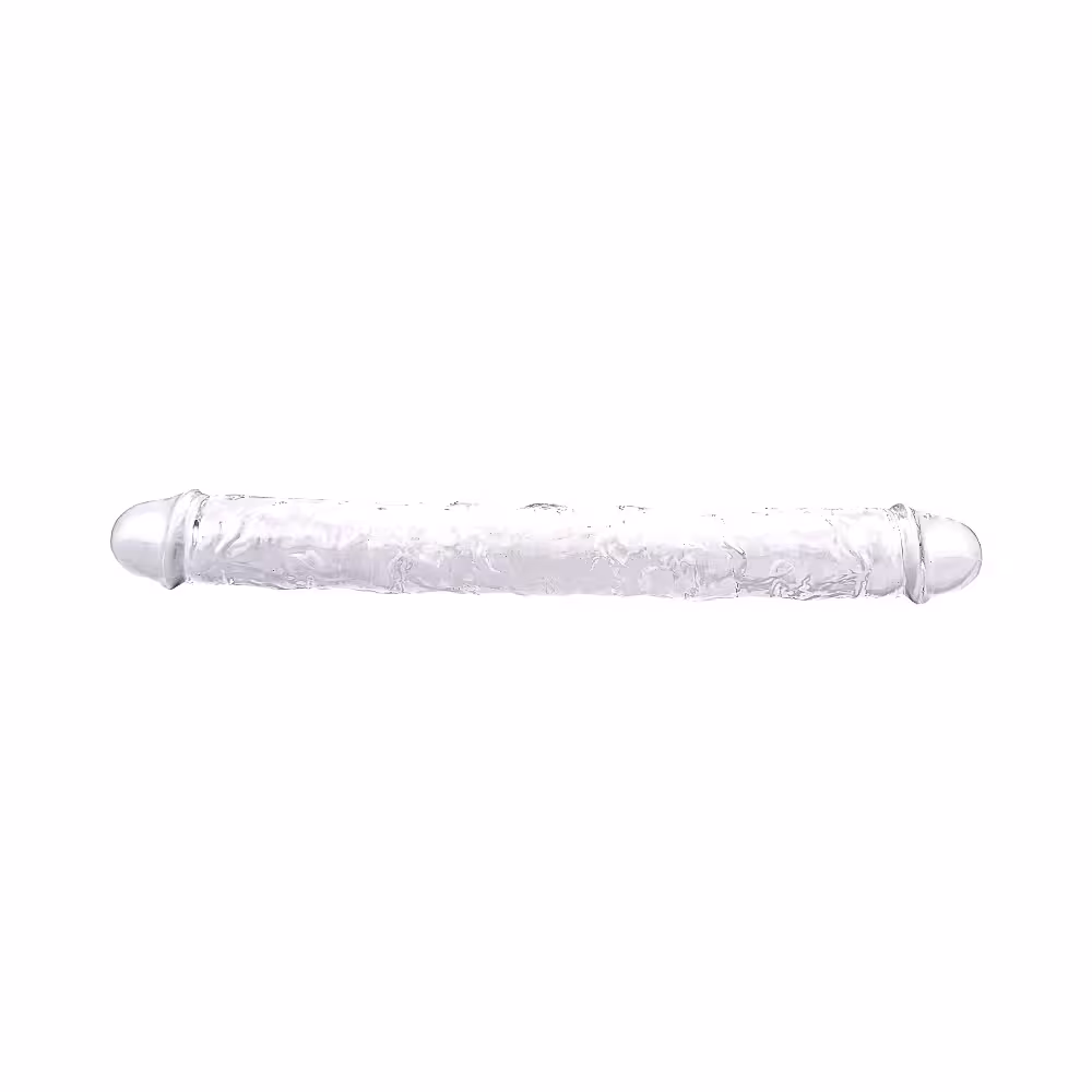 Loving Joy 15 Inch Double Ended Dildo Clear image 2