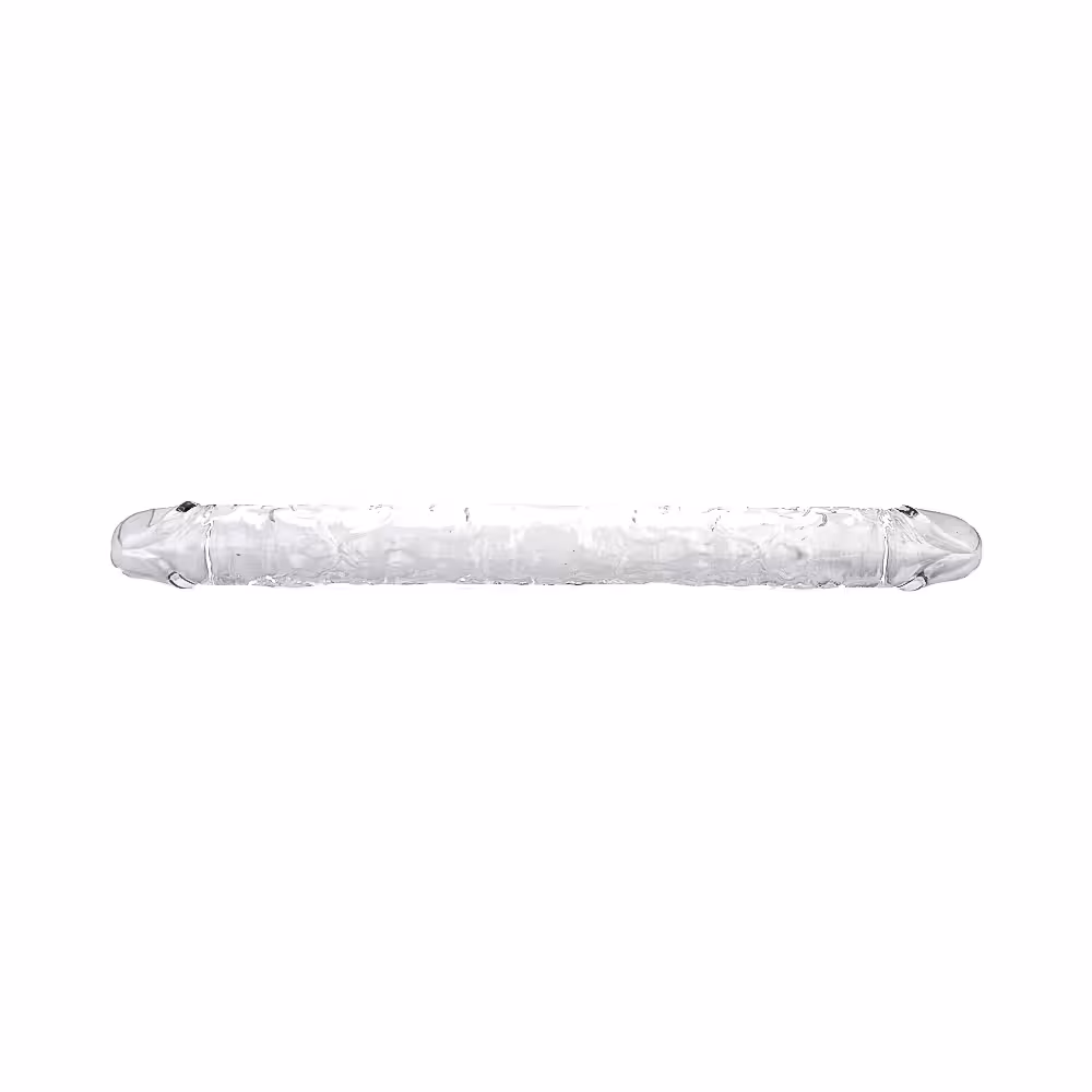Loving Joy 18 Inch Double Ended Dildo Clear image 2