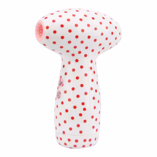 Loving Joy 2 in 1 Suction Vibrator Polka Dot image 3