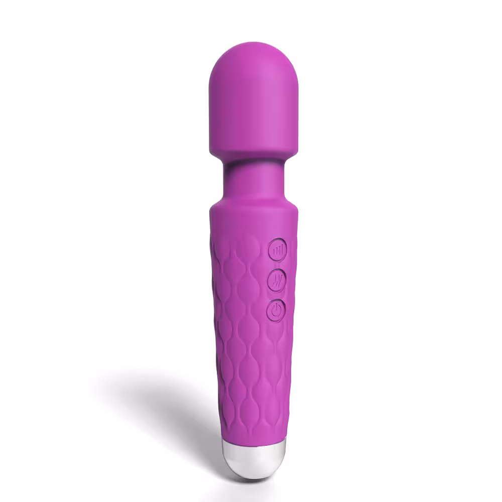 Loving Joy 20 Function Wand Vibrator Purple image 3