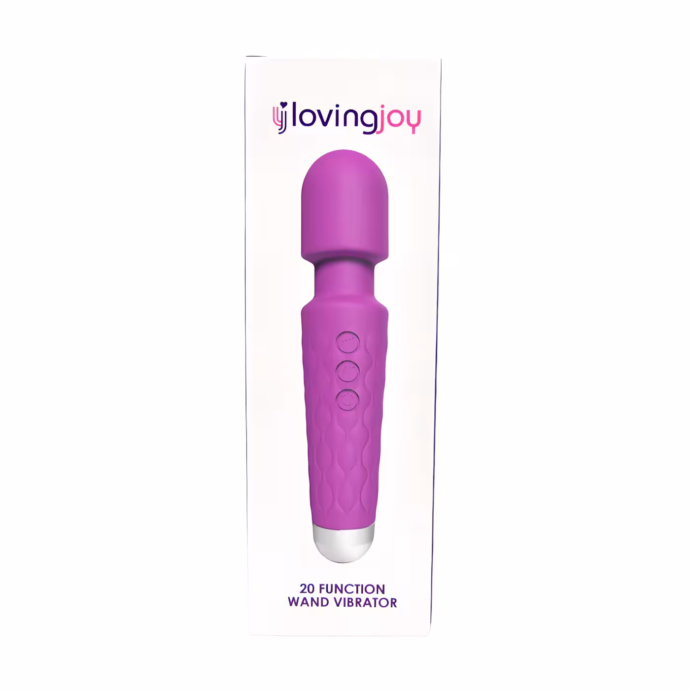 Loving Joy 20 Function Wand Vibrator Purple image 4