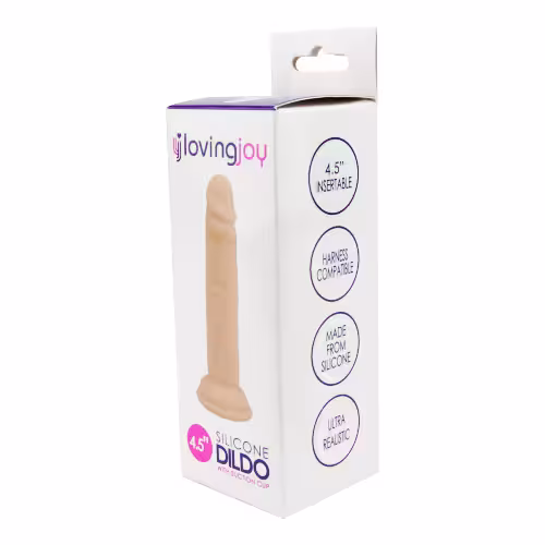 Loving Joy 4.5 Inch Silicone Dildo image 6