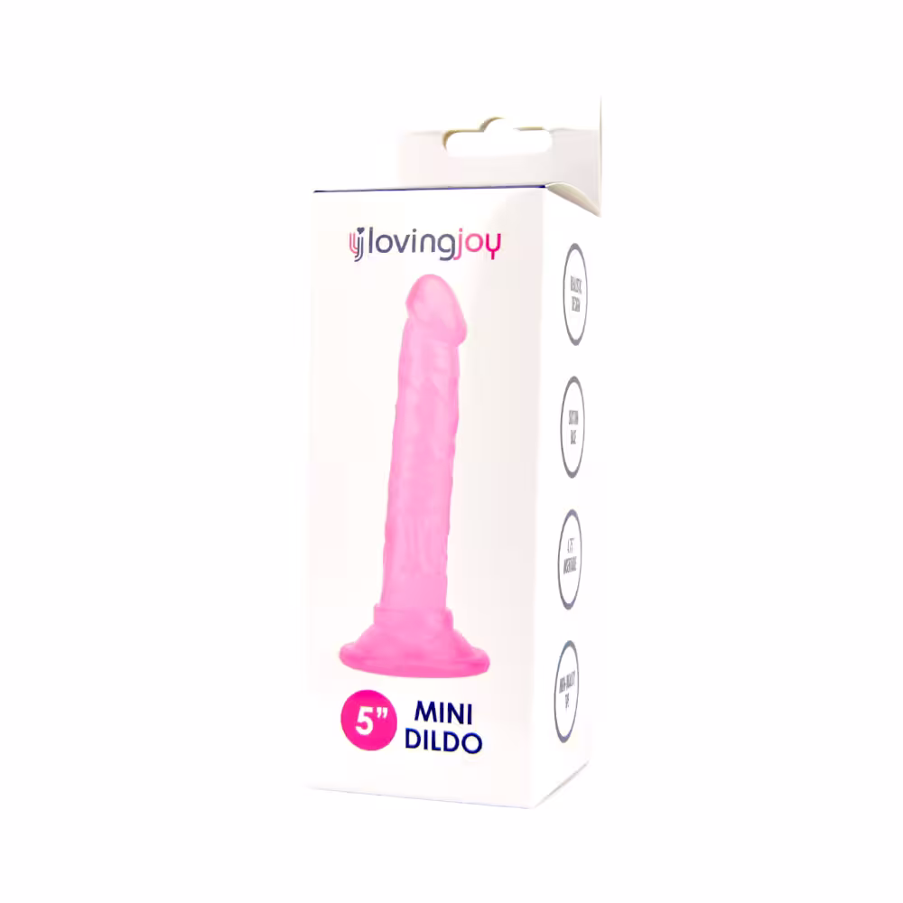 Loving Joy 5 Inch Beginners Dildo Pink image 8