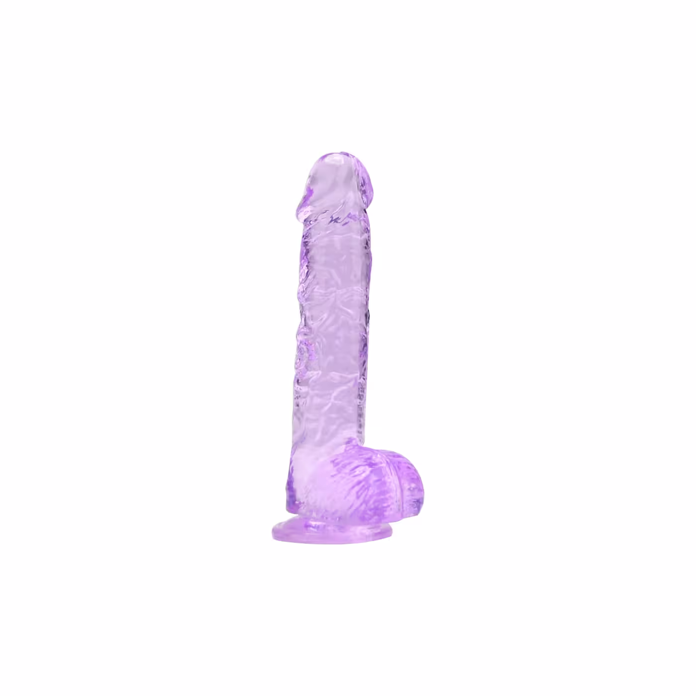 Loving Joy 6 Inch Dildo with Balls Purple image 3