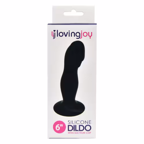 Loving Joy 6 Inch Silicone Dildo with Suction Cup image 7