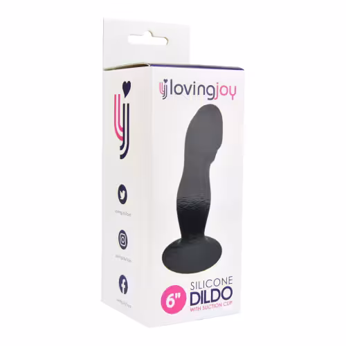 Loving Joy 6 Inch Silicone Dildo with Suction Cup image 8