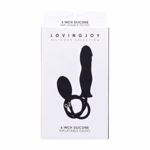 Loving Joy 6 Inch Silicone Inflatable Dildo image 3