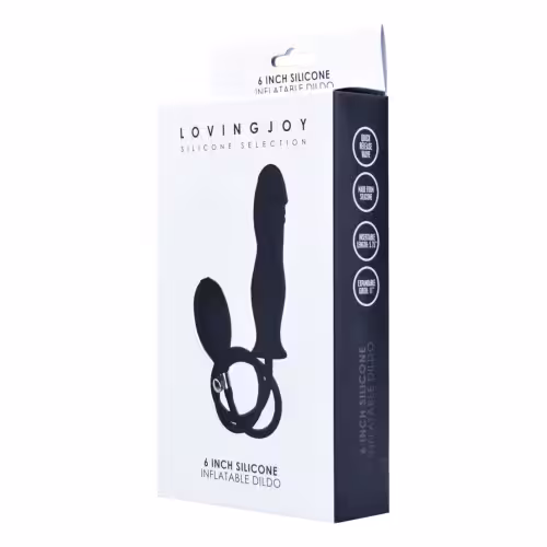 Loving Joy 6 Inch Silicone Inflatable Dildo image 5