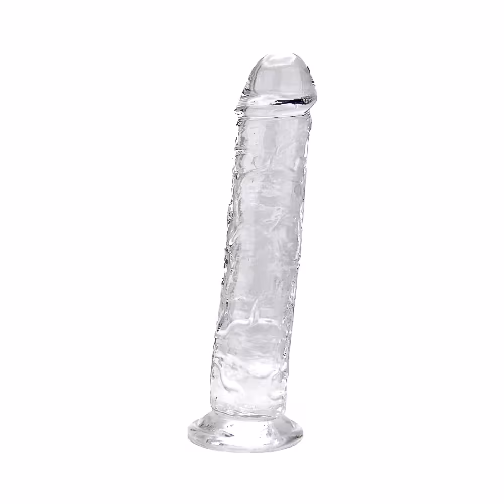 Loving Joy 7.5 Inch Suction Cup Dildo Clear image 2