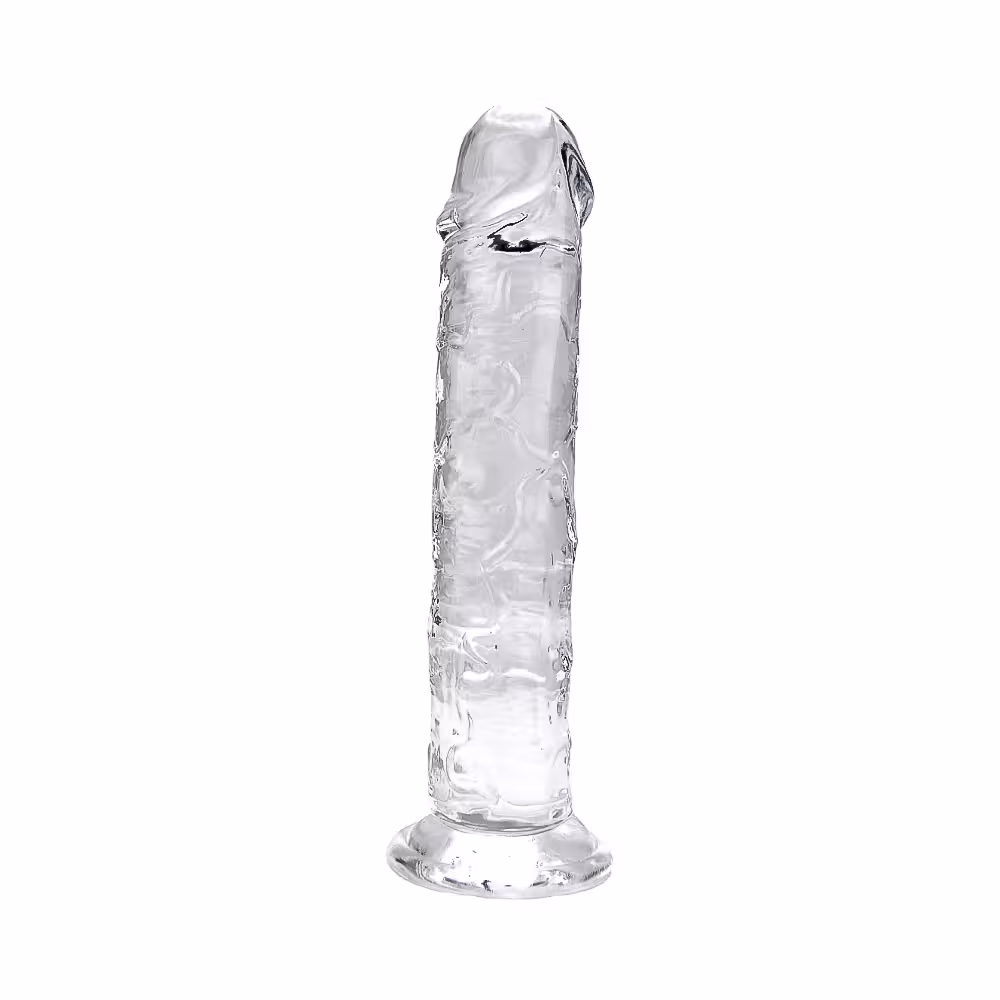 Loving Joy 7.5 Inch Suction Cup Dildo Clear image 3