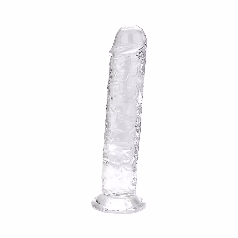 Loving Joy 7.5 Inch Suction Cup Dildo Clear image 4