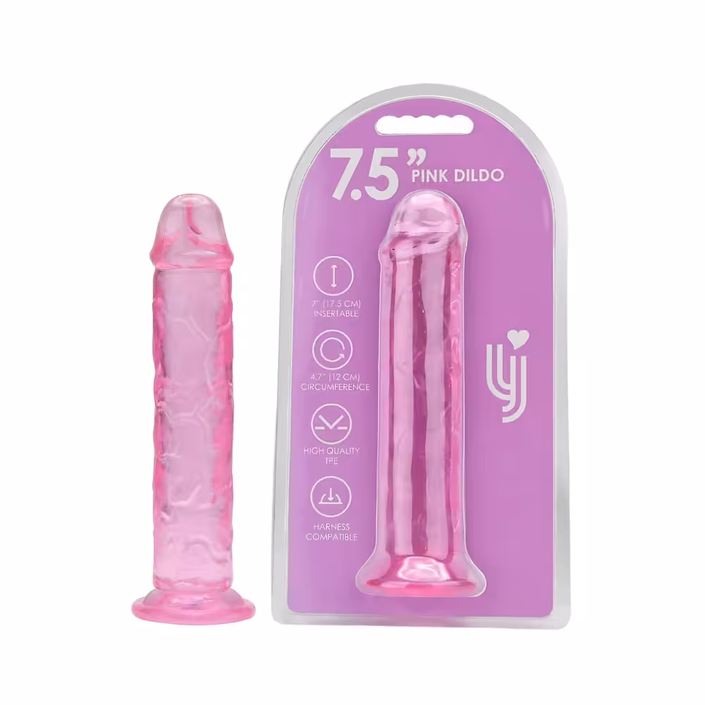 Loving Joy 7.5 Inch Suction Cup Dildo Pink image 4