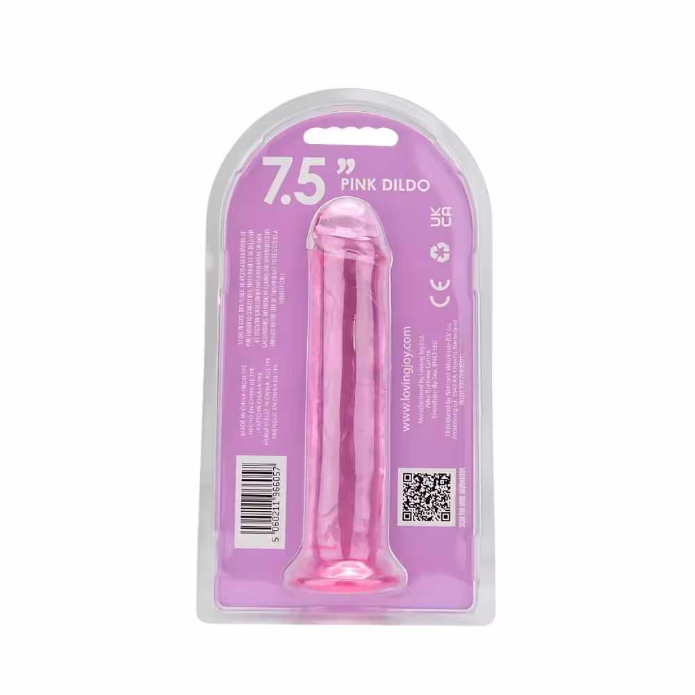 Loving Joy 7.5 Inch Suction Cup Dildo Pink image 6