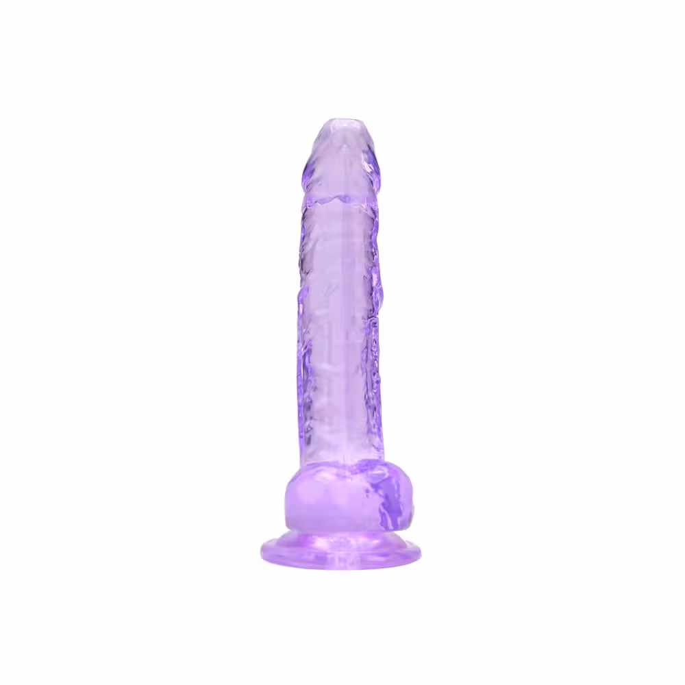 Loving Joy 7 Inch Dildo with Balls Purple image 2
