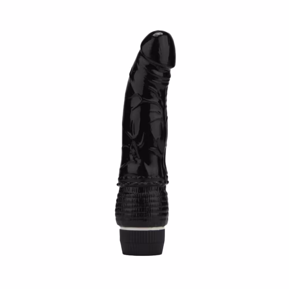 Loving Joy 7 inch Realistic Vibrator Black image 4