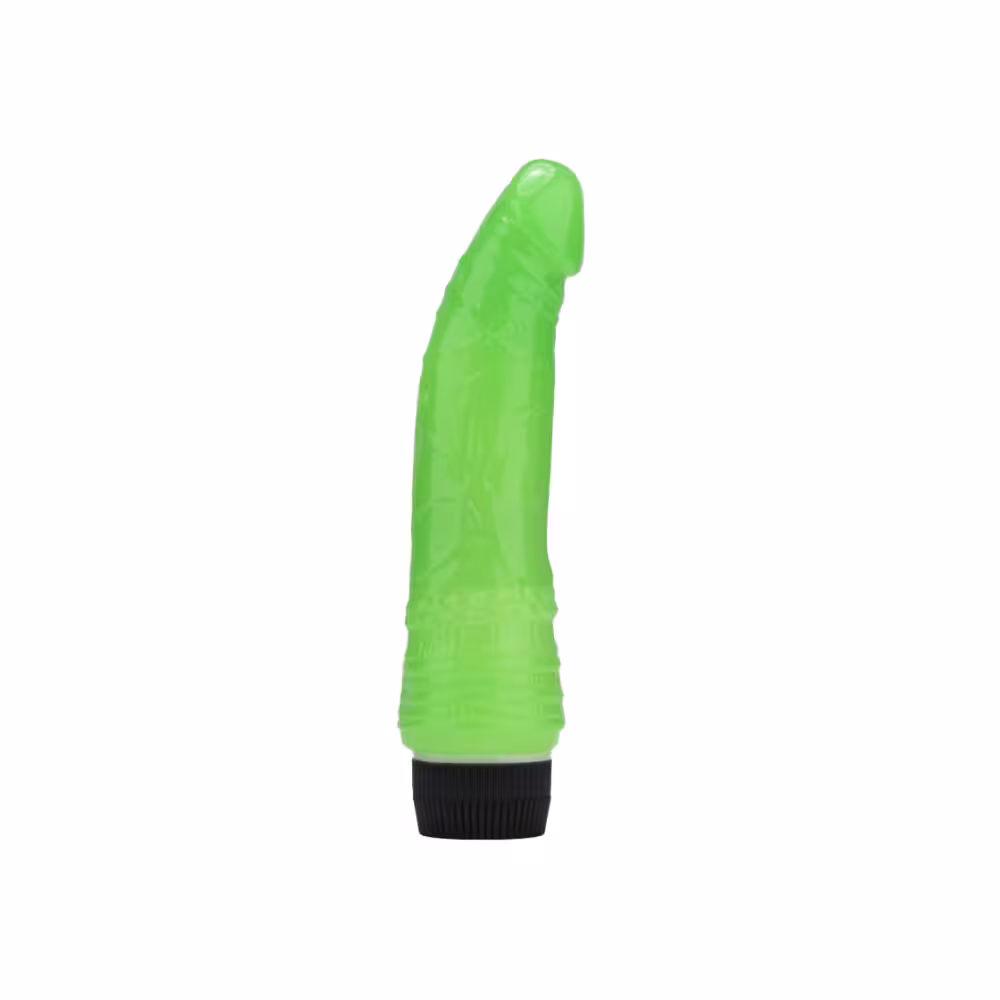 Loving Joy 7 inch Realistic Vibrator Glow in the Dark image 3