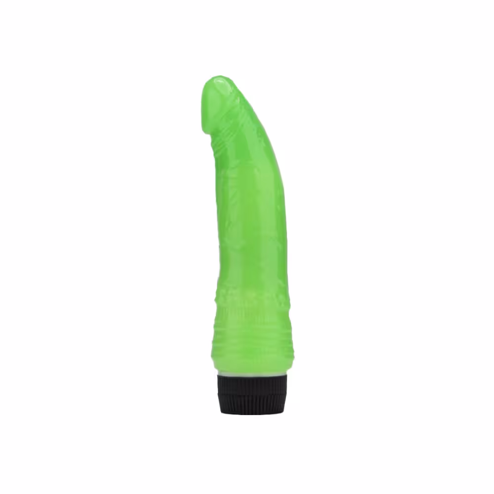 Loving Joy 7 inch Realistic Vibrator Glow in the Dark image 4